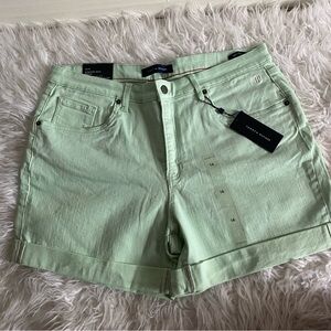 Tommy Hilfiger Women's Mint Green  5”Shorts